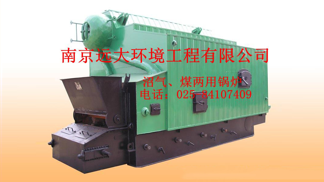 卧式沼气煤两用锅炉